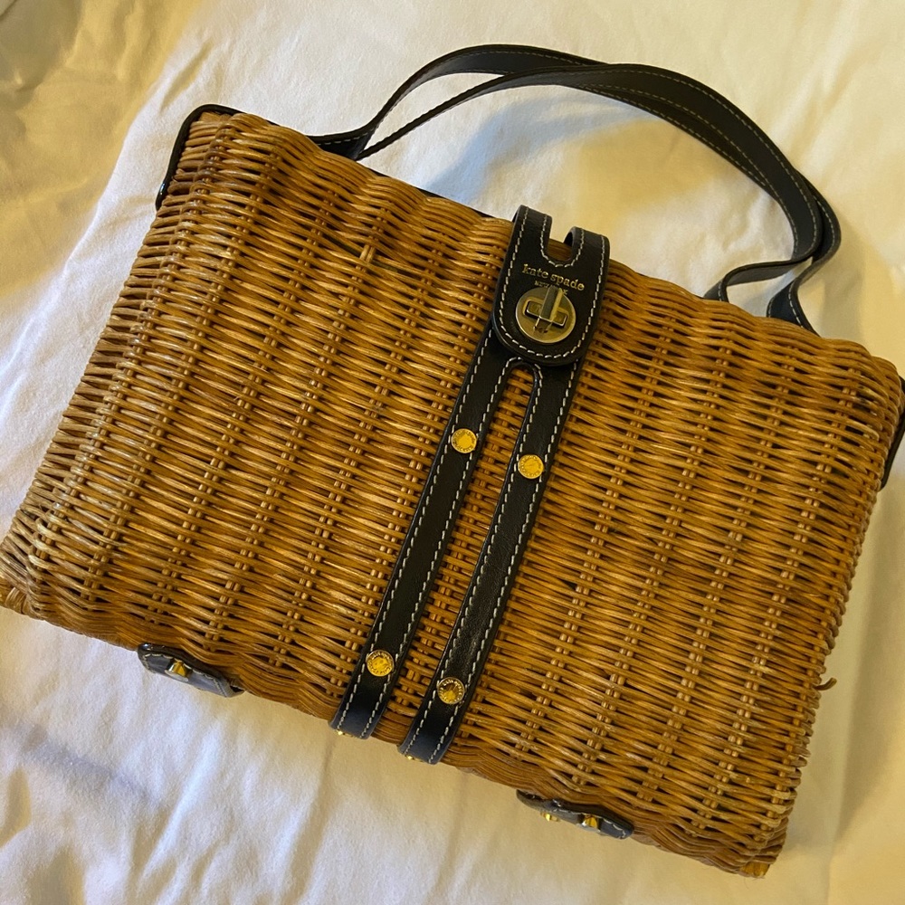 Kate Spade wicker purse